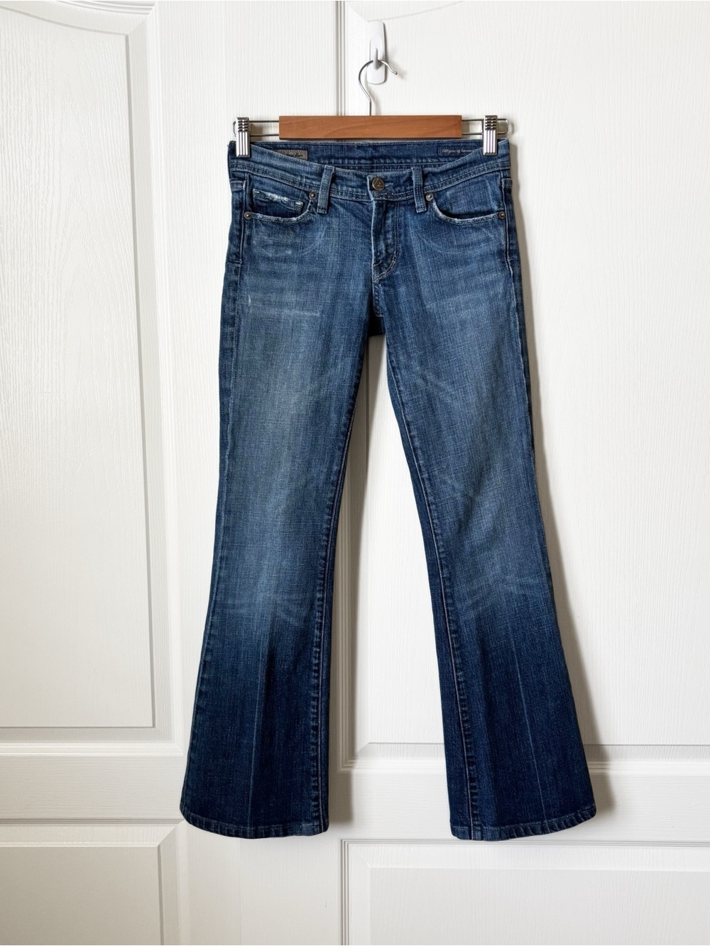 Citizens Of Humanity Ingrid 002 Stretch Low Waist Flair/Flare Jeans Y2K Size 25 - Picture 13 of 14